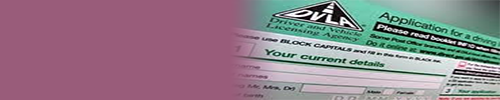 A Dvla registration form